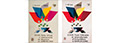 1960 Cartell amb tècnica guaix. Primer premi del concurs de la 28a Fira Internacional de Mostres de Barcelona 700x1000 mm
